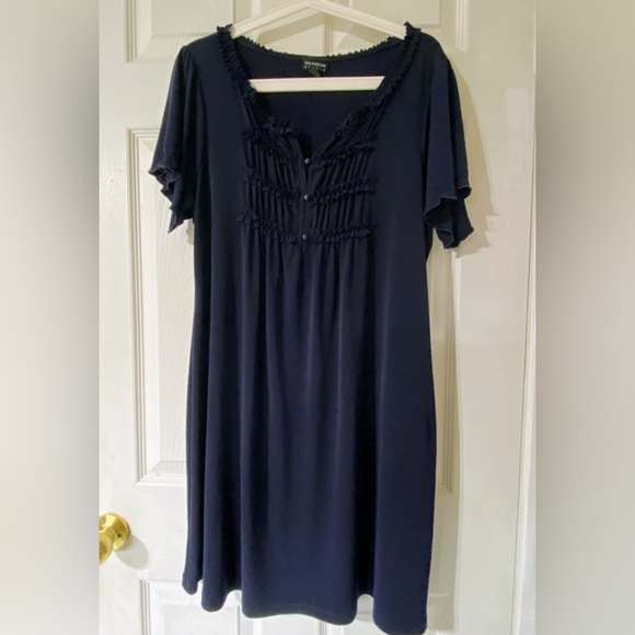 Enfocus Studio Dresses En Focus Studio Blue Baby Doll Dress Size 4